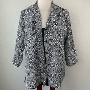 Notations Button Down Shirt Size XL EUC